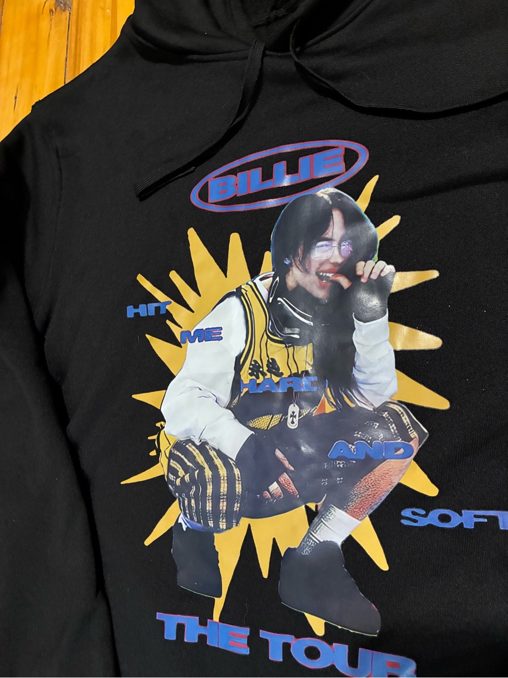 Billie Eilish Hoodie XL “Hit Me Hard and Soft” 2024- 2025 Concert Tour